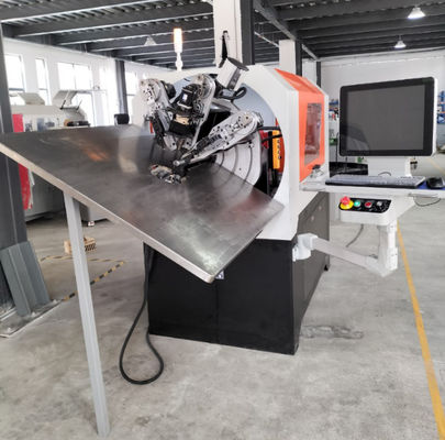 0.3 - 2.5mm Tel Şekillendirme Çok Fonksiyonlu CNC Yay Yapma Makinesi Servo