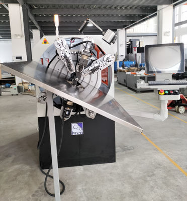 0.3 - 2.5mm Tel Şekillendirme Çok Fonksiyonlu CNC Yay Yapma Makinesi Servo