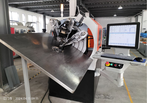 0.3 - 2.5mm Tel Şekillendirme Çok Fonksiyonlu CNC Yay Yapma Makinesi Servo