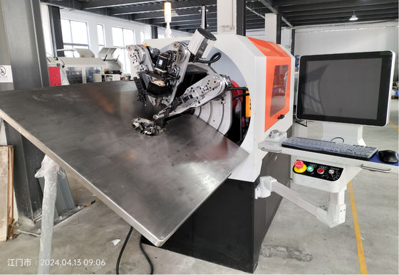 0.3 - 2.5mm Tel Şekillendirme Çok Fonksiyonlu CNC Yay Yapma Makinesi Servo