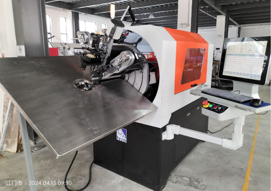 Servo Sürücülü 0.3 - 2.5mm Tel Şekillendirme Çok Fonksiyonlu CNC Yay Yapma Makinesi