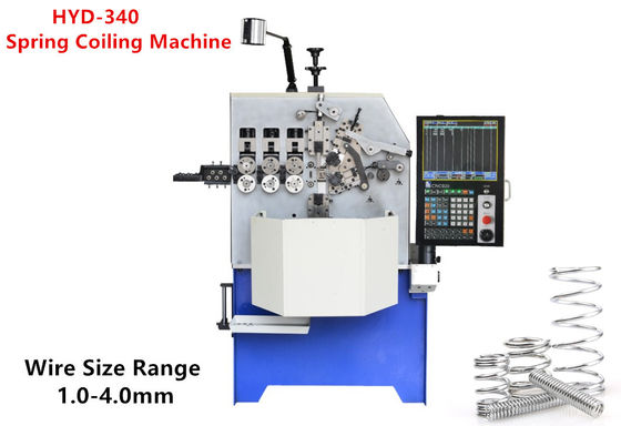 1.0 - 4.0mm Çaplı Çelik Yay Makinesi Üç Eksenli Çok Şekilli Yaylar İçin