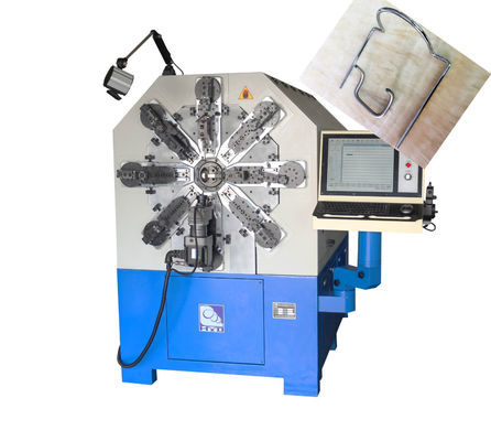 1 - 4mm Karbon Çelik Sistemler için 380V 50Hz 27KW Kamsız CNC Yay Makinesi