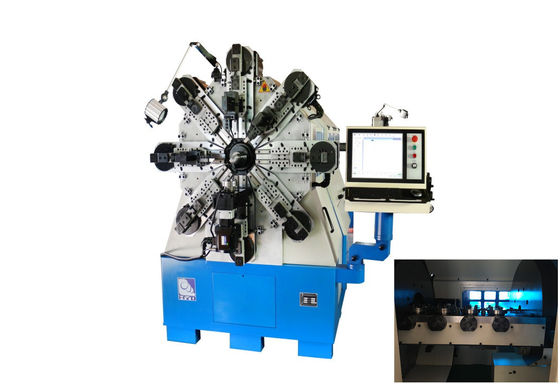 Hızlı Çok Eksenli Bobin Çıkış Sistemleri Sağlayan Oniki Eksenli CNC Bahar Makinesi