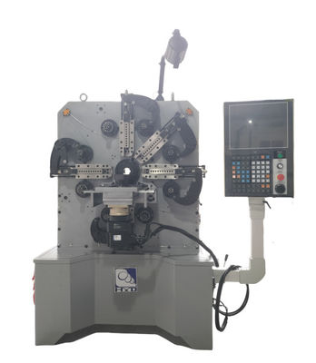 Cam CNC Bahar Yapım Makinesi 1.0-4.0mm Sanyo Servo Motorlu Bahar Dolaşım Makinesi