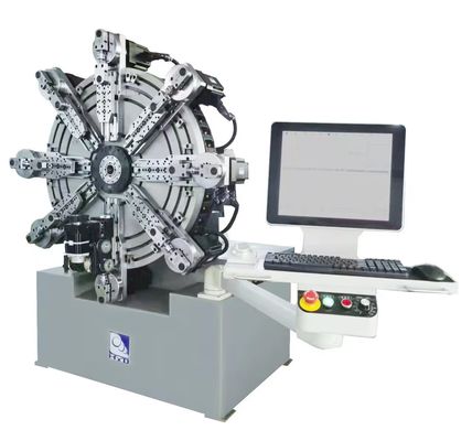 On İki Eksen Sistemli 27KW CNC Gergi Burulma Yayı Sarma Makinesi