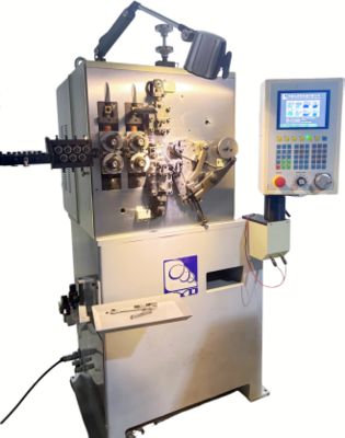 Altı Eksenli Yaylı Yuvarlama Makinesi Tel Dimater 0.5-2.0mm Yaylı Yuvarlama Ekipmanı