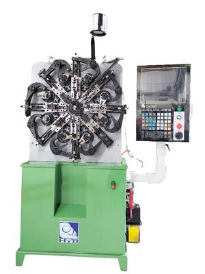 Fabrika Doğrudan CNC Bilgisayar Çeşme Makinesi 0.2-2.3MM SS Otomatik Endüstriyel Kullanım Çeşme Formasyon Makinesi Motor Çekirdek Bileşeni