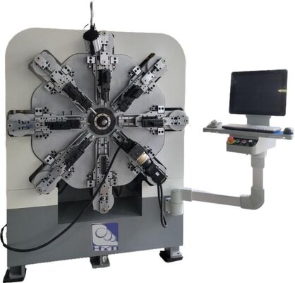 Otomatik Çok Fonksiyonlu 12 Eksenli Bilgisayar Çeşme Yuvarlama Makinesi 1-4mm Çeşme Yapım Teçhizatı çekirdek motor bileşeni ile