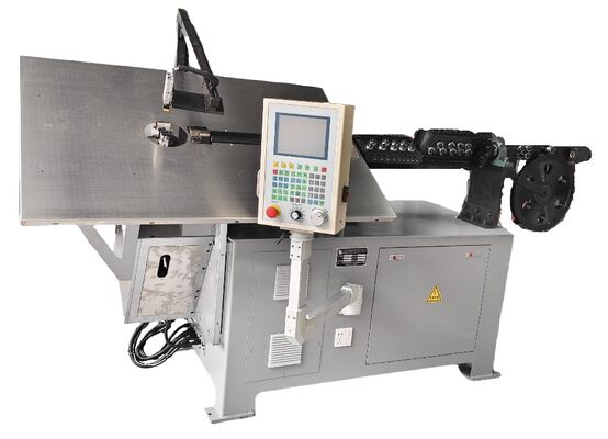 Yüksek Hassasiyetli 2.5-10.0MM 2D Otomatik Tel Bükme Makinesi Otomotiv Endüstrisi İçin Motorlu 4-5 Eksen Döner Kafa