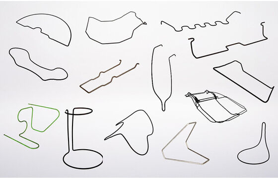 Yüksek Hassasiyetli 2.5-10.0MM 2D Otomatik Tel Bükme Makinesi Otomotiv Endüstrisi İçin Motorlu 4-5 Eksen Döner Kafa