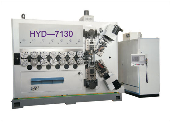 Otomatik 7 Eksen CNC Çok Fonksiyonlu Yay Sarma Makinesi 6-16mm Çekirdek Motor Bileşeni Metal & Metalurji için