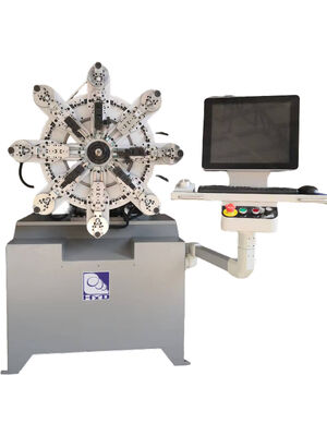 Otomatik Hassas KANLESS Yay Sarma Makinesi Çok Fonksiyonlu 0.3-2.5MM Motor Çekirdek Bileşen Üretimi ve Şekillendirme için