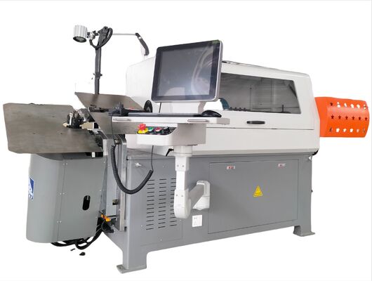 8 Eksenli Yüksek Hassasiyetli 3D Tel Bükme Makinesi 2.0-8.0mm Döner Tel Otomatik Otomotiv Endüstrisi Metal Metalurji Motoru İçin