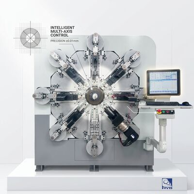 CNC Bahar Makinesi Yüksek hassasiyetli Tek Eksenli Servo Motor Kontrol Sistemleri