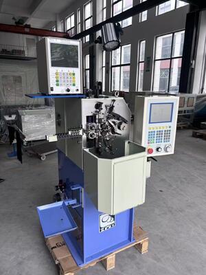 Altı Eksenli Yaylı Yuvarlama Makinesi Tel Dimater 0.5-2.0mm Yaylı Yuvarlama Ekipmanı