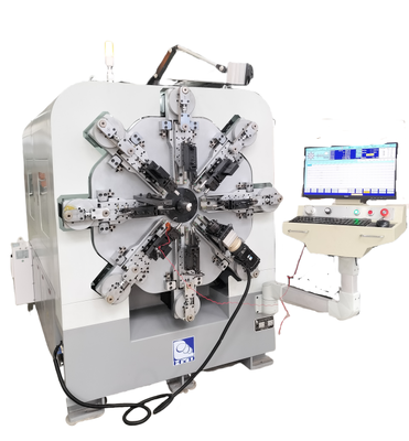 Camless CNC Bahar Yapım Makinesi 1.0-4.0mm 12 Eksen Tel Formasyon Sistemleri