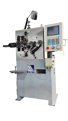 Altı Eksenli Yaylı Yuvarlama Makinesi Tel Dimater 0.5-2.0mm Yaylı Yuvarlama Ekipmanı