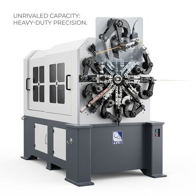 Beş Eksenli Tel Döner CNC Yay Makinesi 1.0 - 4.0mm Japonya Motor Sistemi