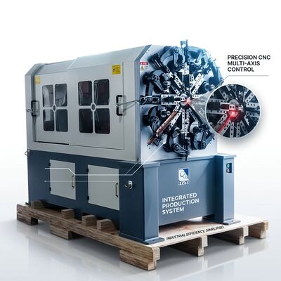 Beş Eksenli Tel Döner CNC Yay Makinesi 1.0 - 4.0mm Japonya Motor Sistemi