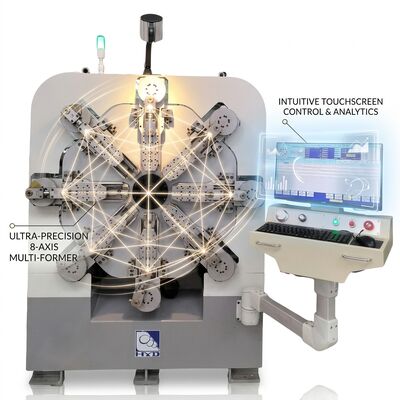 Yüksek Hassasiyetli CNC Tel Döner Şekillendirme Makinesi Min. Dakikada Maksimum Besleme 100m Sistemler