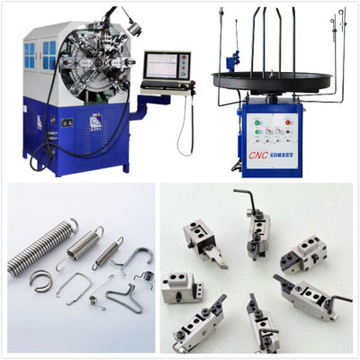 Bilgisayarlı Kam - Daha Az CNC Yay Bükme Makinesi / Yay Sarma Makinesi Çapı 0,3 - 2,5mm