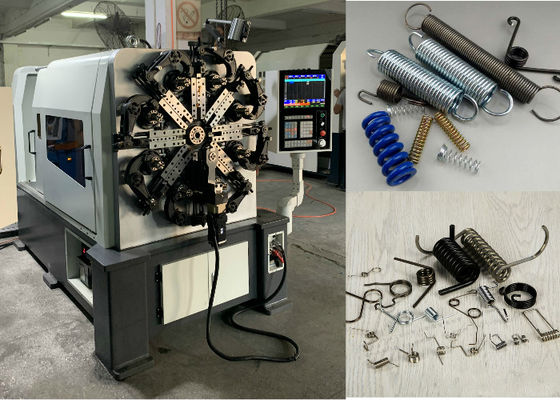 ISO9001 5 Eksen 4.0mm Tel Bahar Yapma Makinesi 17.5KW CNC Bahar Former
