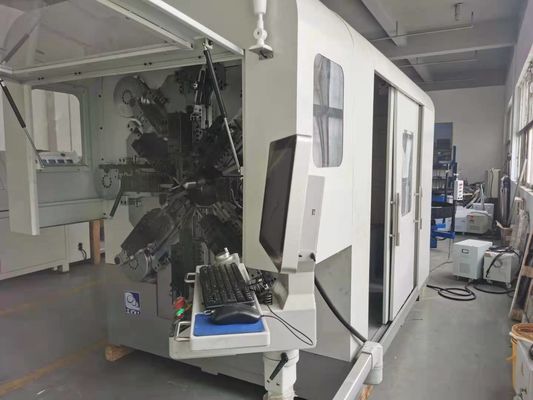 Kamsız 14 Eksenli CNC Yay Tel Döner Formlu Sarma Makinesi