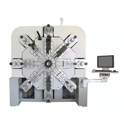 Sıkıştırma Bahar Formasyon Makinesi Camless CNC 12 Eksen Servo Kontrol Sistemi
