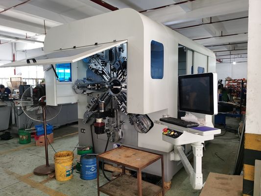 Otomobil Süspansiyon Yay Yuvarlama Makinesi 6.0mm Camless CNC Yay Makinesi