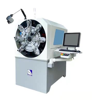 Rock Free Camless 12 Eksenli CNC Bahar Formasyon Makinesi Yapma Kablo Rotary