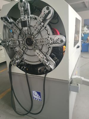 Rock Free Camless 12 Eksenli CNC Bahar Formasyon Makinesi Yapma Kablo Rotary