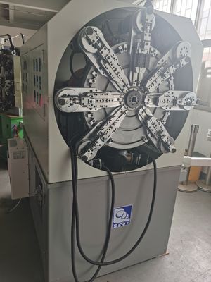 Rock Free Camless 12 Eksenli CNC Bahar Formasyon Makinesi Yapma Kablo Rotary