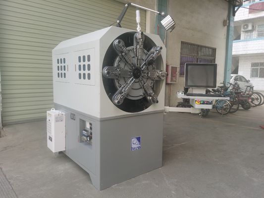 Rock Free Camless 12 Eksenli CNC Bahar Formasyon Makinesi Yapma Kablo Rotary