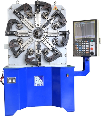 1.0-4.0mm çap Üç Eksenli Tel Yapma Makinesi Kam Yayı