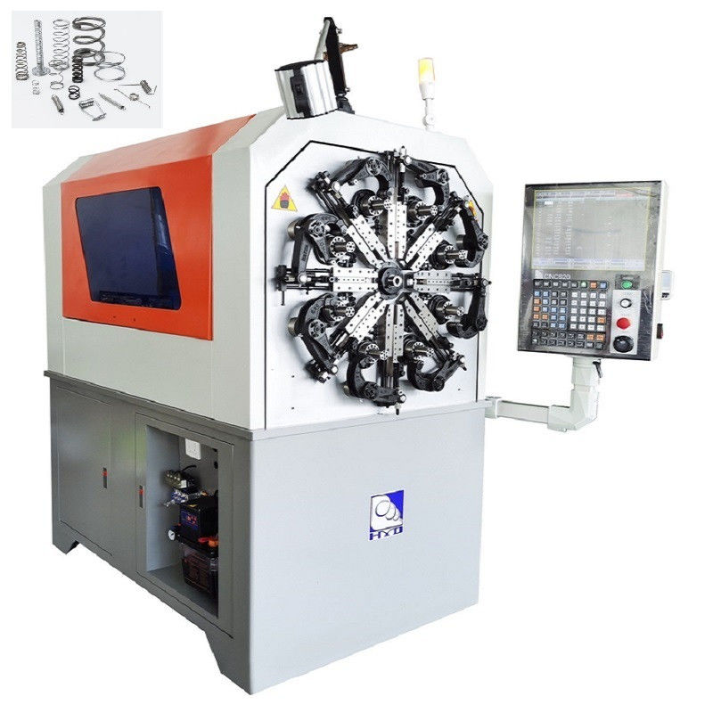 Otomatik Yay Yapma Makinesi CNC Kam Teli Şekillendirme Makinesi Döner Sistemli