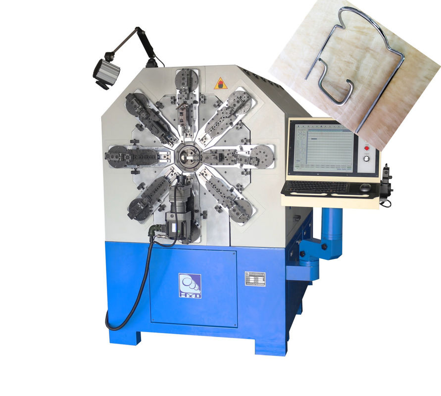 1 - 4mm Karbon Çelik Sistemler için 380V 50Hz 27KW Kamsız CNC Yay Makinesi