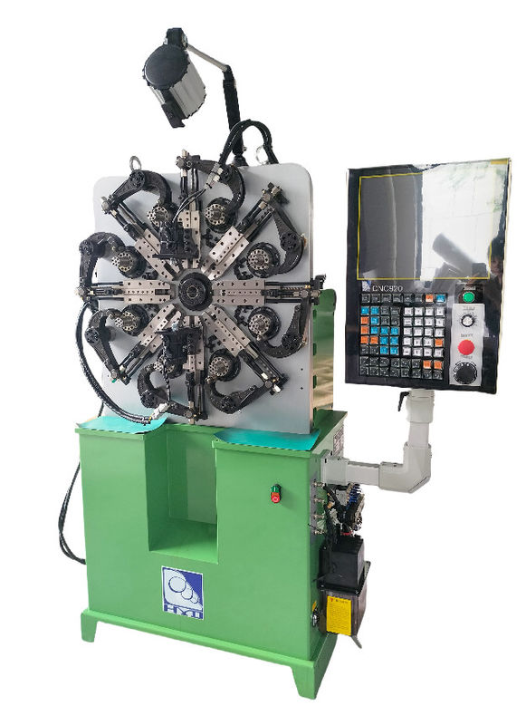 0.2-2.3mm Yüksek hassasiyetli CNC Yay Makinesi HYD-20T-4A Beş Eksenli Tel Dönüşü
