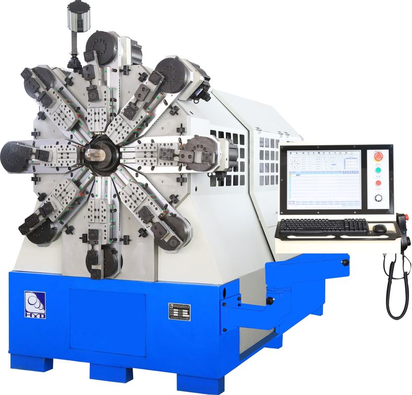 Maksimum On Dört Eksenli CNC Yay Makinesi 2.0mm - 6.0mm Kam Daha Az Burulma Sistemleri