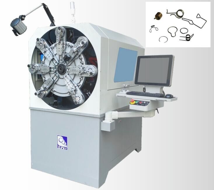 HYD 0.3-2.5mm Yüksek Verimli CNC Yay Makinesi Çok Fonksiyonlu Bilgisayar Yay Makinesi