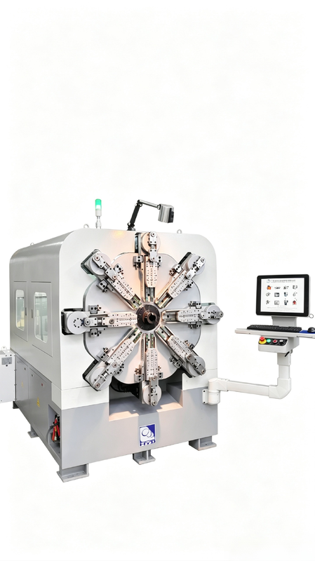 80m/dk CNC Yay Yapma Makinesi Tel Bükme ve On Altı Eksen Sistemi