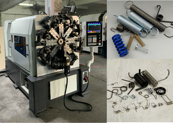 ISO9001 5 Eksen 4.0mm Tel Bahar Yapma Makinesi 17.5KW CNC Bahar Former