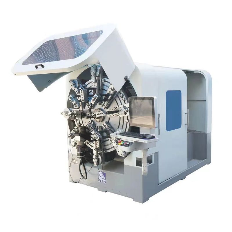 360 derece Camless Rotary 4mm Kablo CNC Bahar Makinesi Hızlı Bobin Formasyonu