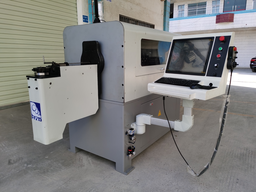 8-15mm 2D / 3D Büyük Tel Bükme Makinesi, 6 Eksenli Çelik Tel Bükme Makinesi
