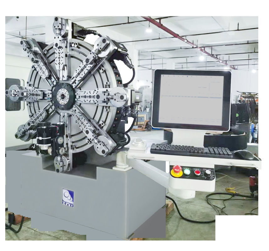4.0mm CNC Kontrol Yay İmalat Makinesi Sarma Şekillendirme Sistemleri