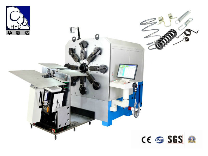 Yüksek Verimli 8mm 16 Eksen Camless CNC Yay Şekillendirme Makinesi Otomatik Tel Şekillendirme Makinesi Tel Üreticileri Yapma